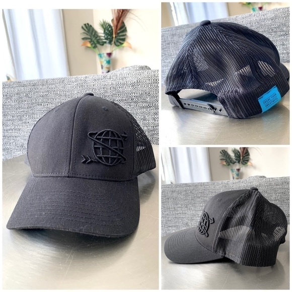 Oc Tanner globe greatness black embroidered Mesh Snapback baseball hat cap - Picture 1 of 5
